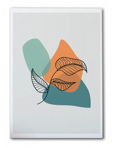 Cuadro Abstracto de Flores 35x50cm Canvas Diseño 0187