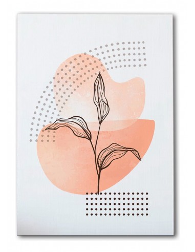 Cuadro Abstracto de Flores 35x50cm Canvas Diseño 0189