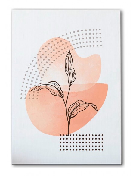 Cuadro Abstracto de Flores 35x50cm Canvas Diseño 0189
