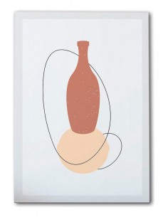 Cuadro Abstracto de Flores 35x50cm Canvas Diseño 0192