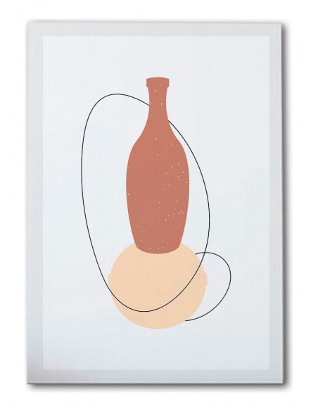 Cuadro Abstracto de Flores 35x50cm Canvas Diseño 0192