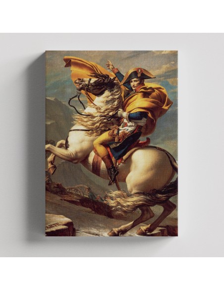 Napoleon Crossing the Alps by Jacques-Louis David  50x60 cm Cuadro