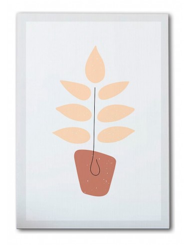 Cuadro Abstracto de Flores 35x50cm Canvas Diseño 0194