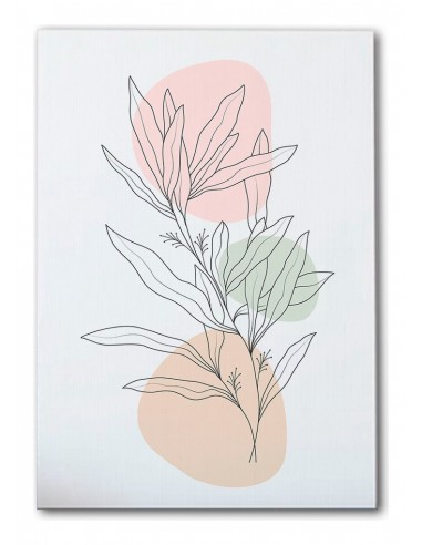 Cuadro Abstracto de Flores 35x50cm Canvas Diseño 0199