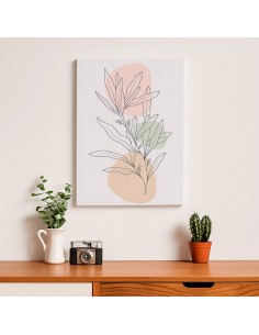 Cuadro Abstracto de Flores 35x50cm Canvas Diseño 0199 2