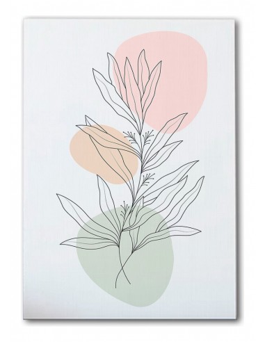 Cuadro Abstracto de Flores 35x50cm Canvas Diseño 0200