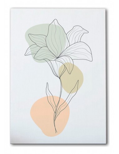 Cuadro Abstracto de Flores 35x50cm Canvas Diseño 0202