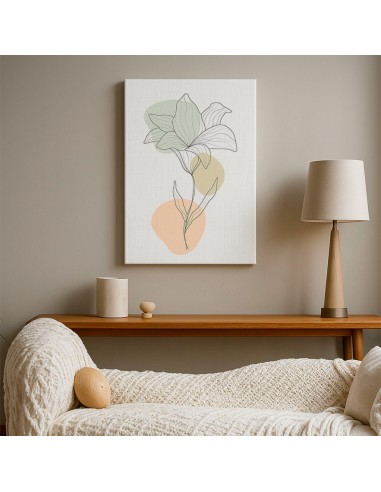 Cuadro Abstracto de Flores 35x50cm Canvas Diseño 0202