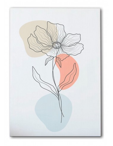 Cuadro Abstracto de Flores 35x50cm Canvas Diseño 0205