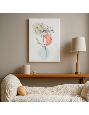 Cuadro Abstracto de Flores 35x50cm Canvas Diseño 0205