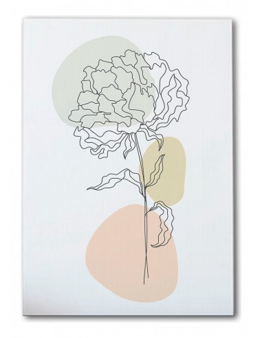 Cuadro Abstracto de Flores 35x50cm Canvas Diseño 0209