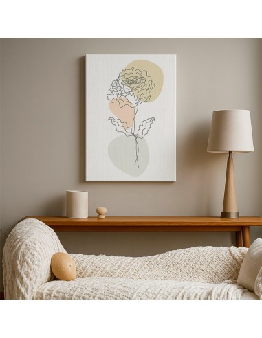 Cuadro Abstracto de Flores 35x50cm Canvas Diseño 0210