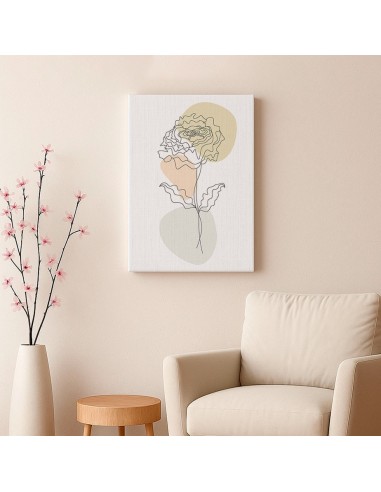 Cuadro Abstracto de Flores 35x50cm Canvas Diseño 0210