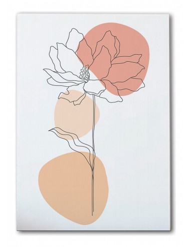 Cuadro Abstracto de Flores 35x50cm Canvas Diseño 0219