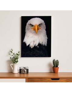 Cuadro Aguila de Mirada Firme en canvas Lienzografia de OSGESTUDIO 2