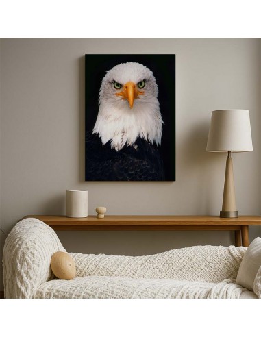 Cuadro Aguila de Mirada Firme en canvas Lienzografia de OSGESTUDIO