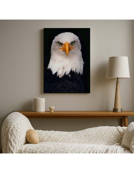 Cuadro Aguila de Mirada Firme en canvas Lienzografia de OSGESTUDIO