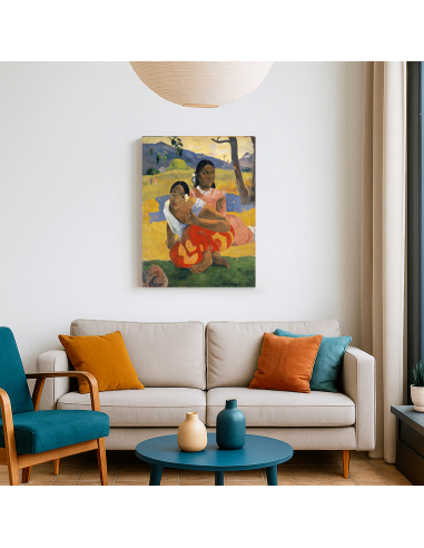 When Will You Marry by Paul Gauguin 50x66 cm Cuadro Lienzo Canvas