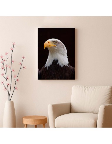 Cuadro Aguila de Mirada Firme en canvas Lienzografia de OSGESTUDIO