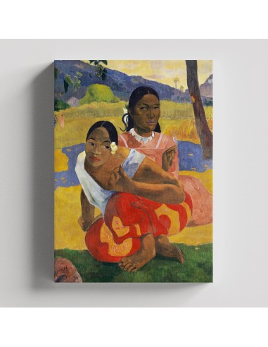 When Will You Marry by Paul Gauguin 50x66 cm Cuadro Lienzo Canvas