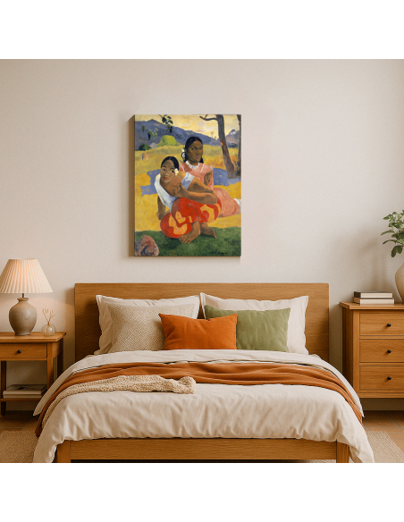 When Will You Marry by Paul Gauguin 50x66 cm Cuadro Lienzo Canvas