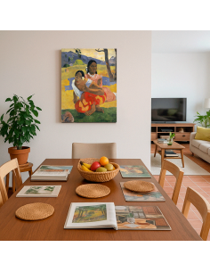 When Will You Marry by Paul Gauguin 50x66 cm Cuadro Lienzo Canvas