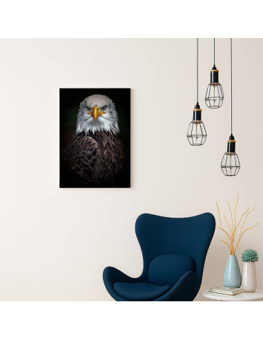 Cuadro Aguila Guardiana en canvas Lienzografia OSGESTUDIO