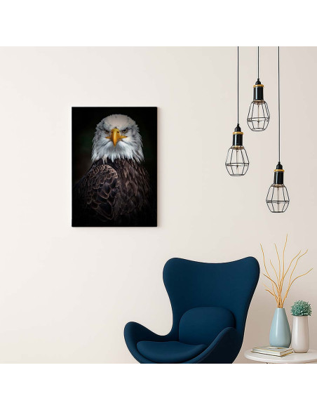 Cuadro Aguila Guardiana en canvas Lienzografia OSGESTUDIO
