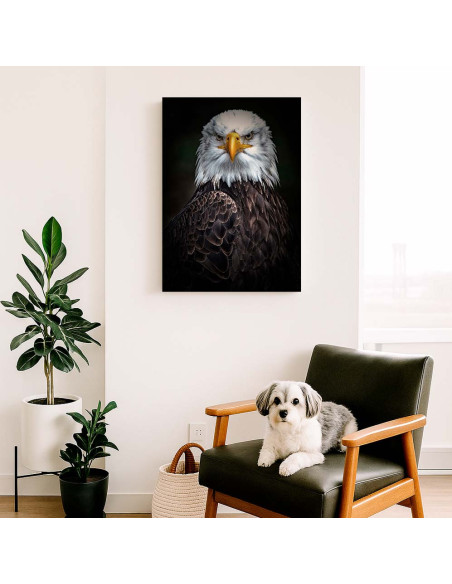 Cuadro Aguila Guardiana en canvas Lienzografia OSGESTUDIO