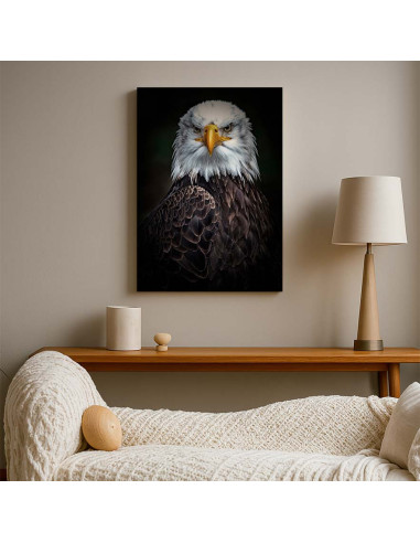 Cuadro Aguila Guardiana en canvas Lienzografia OSGESTUDIO