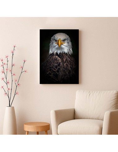 Cuadro Aguila Guardiana en canvas Lienzografia OSGESTUDIO