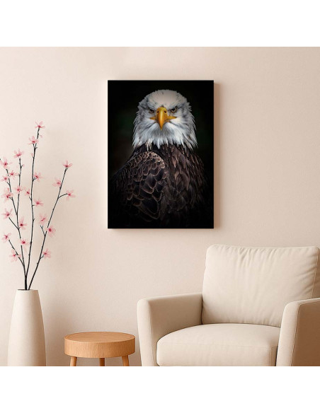 Cuadro Aguila Guardiana en canvas Lienzografia OSGESTUDIO