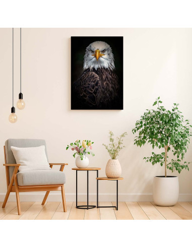 Cuadro Aguila Guardiana en canvas Lienzografia OSGESTUDIO