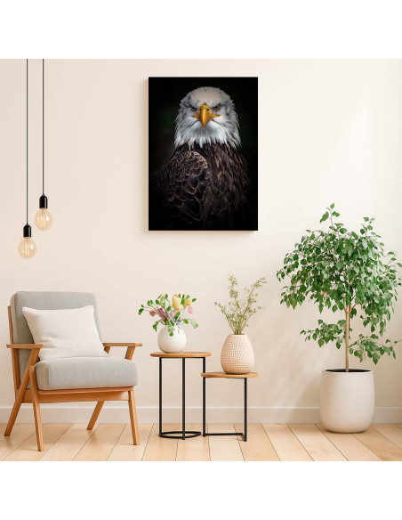 Cuadro Aguila Guardiana en canvas Lienzografia OSGESTUDIO