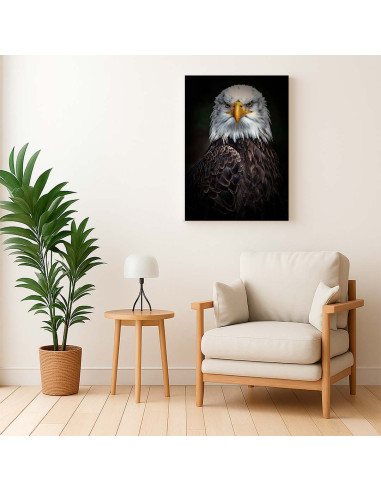 Cuadro Aguila Guardiana en canvas Lienzografia OSGESTUDIO