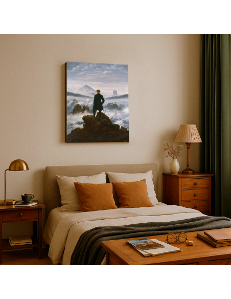 Wanderer above the Sea of Fog by Caspar David Friedrich 50x64 cm