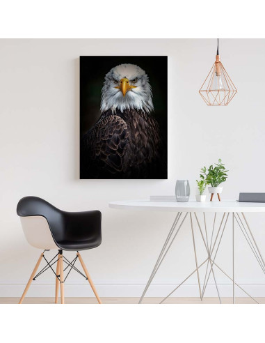 Cuadro Aguila Guardiana en canvas Lienzografia OSGESTUDIO