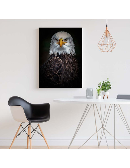 Cuadro Aguila Guardiana en canvas Lienzografia OSGESTUDIO