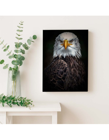 Cuadro Aguila Guardiana en canvas Lienzografia OSGESTUDIO