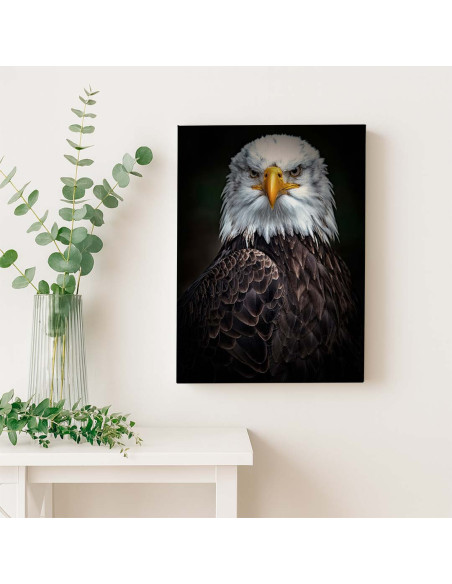 Cuadro Aguila Guardiana en canvas Lienzografia OSGESTUDIO