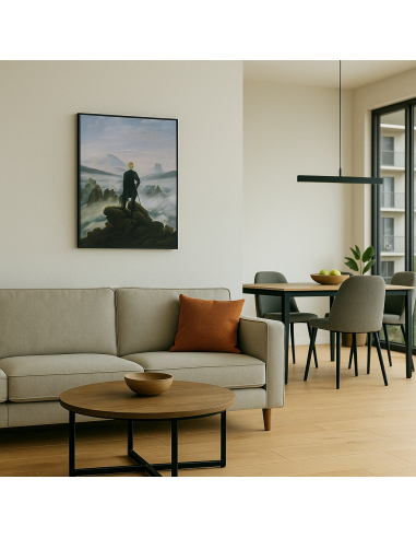 Wanderer above the Sea of Fog by Caspar David Friedrich 50x64 cm