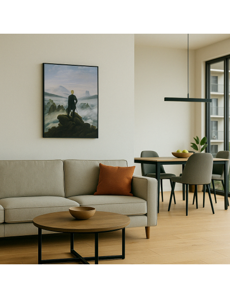 Wanderer above the Sea of Fog by Caspar David Friedrich 50x64 cm