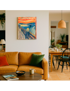 The Scream by Edvard Munch 50x62 cm Cuadro Lienzo Canvas 2