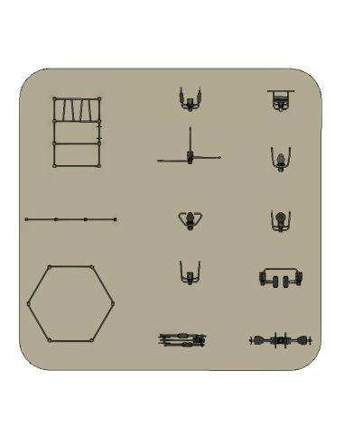 Outdoor Gym Equipment para Revit | Gimnasio Exterior OSGESTUDIO
