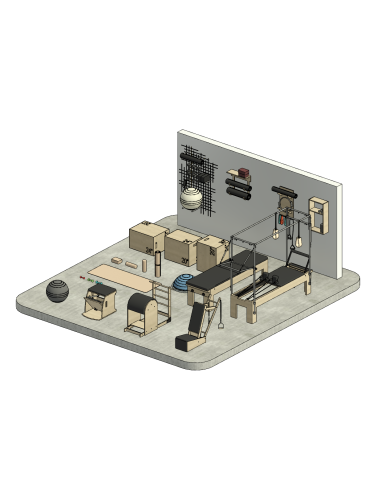 Pilates & Yoga Equipment para Revit | Modelos 3D OSGESTUDIO