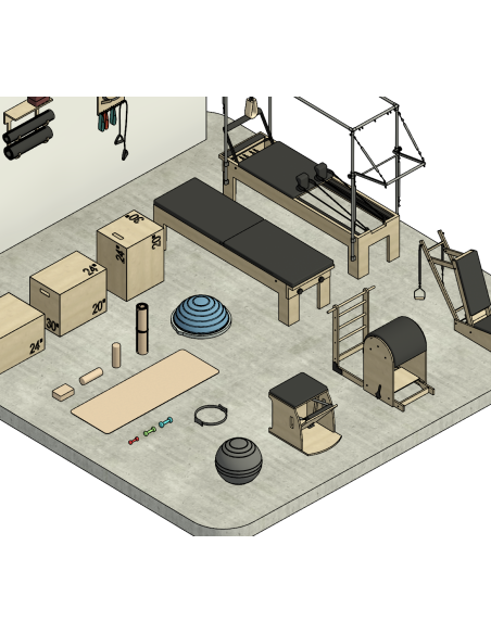 Pilates & Yoga Equipment para Revit | Modelos 3D OSGESTUDIO