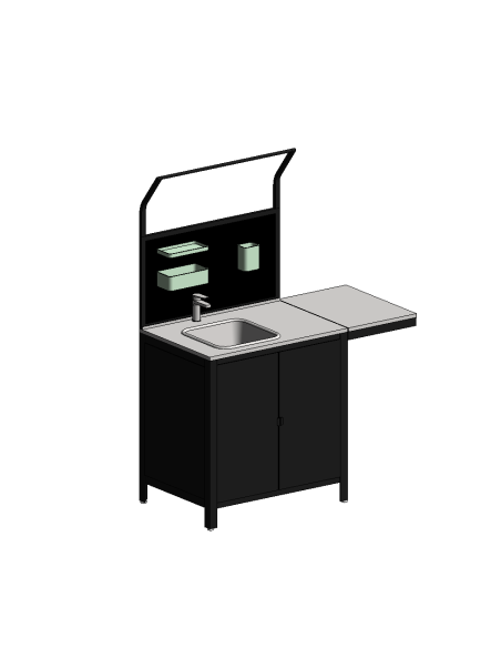 Outdoor Kitchen | 12 Familias 3D para Revit RFA OSGESTUDIO