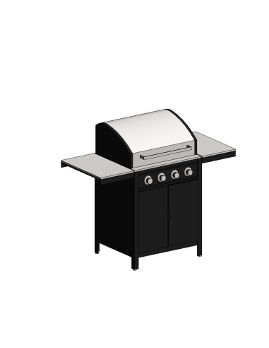 Outdoor Kitchen | 12 Familias 3D para Revit RFA OSGESTUDIO