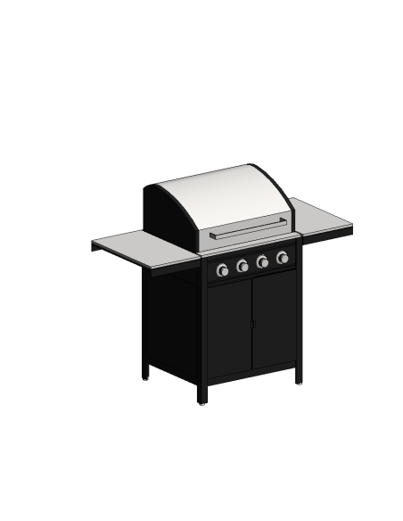 Outdoor Kitchen | 12 Familias 3D para Revit RFA OSGESTUDIO