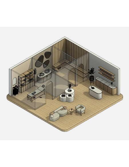 SPA & Wellness | Familias 3D para Revit | OSGESTUDIO